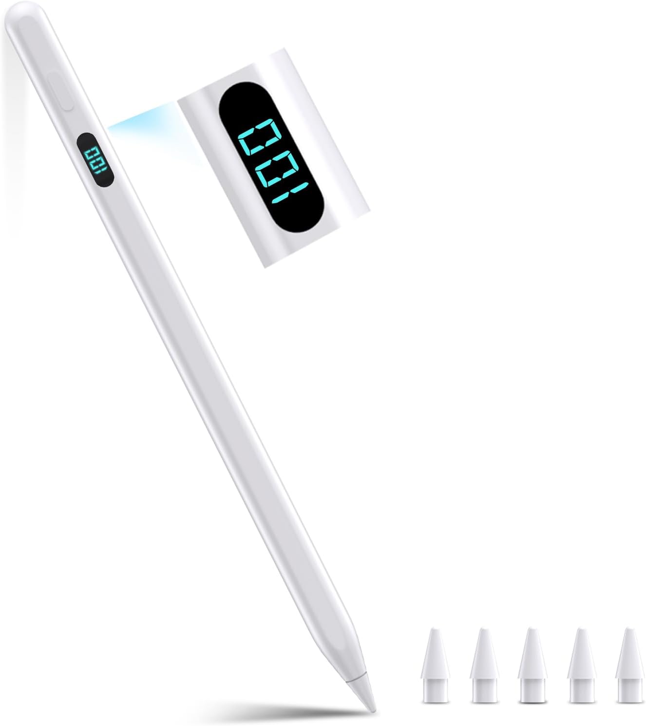 Stylus Pencil Magnétique pour iPad — Anti-Paume, Détection d'Inclinaison, Charge USB-C Rapide