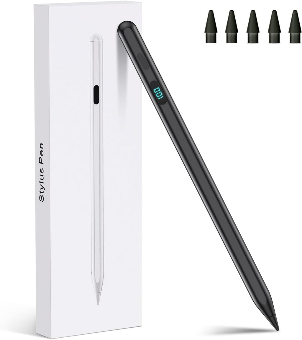 Stylus Pencil Magnétique pour iPad — Anti-Paume, Détection d'Inclinaison, Charge USB-C Rapide