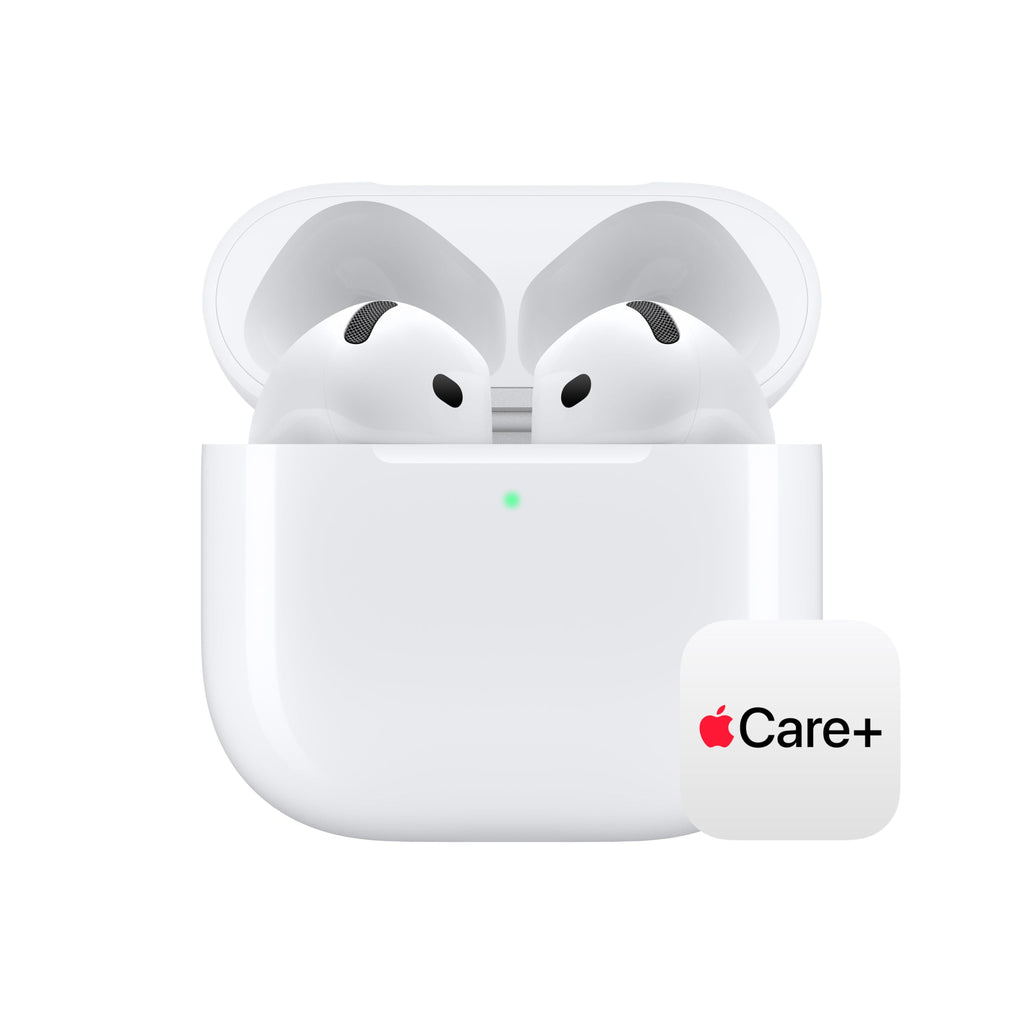 Apple AirPods 4 Wireless Earbuds, Bluetooth Headphones, with Active Noise Cancellation, Adaptive Audio, Transparency Mode, Personalized Spatial Audio, USB-C Charging Case with AppleCare+ (2 Years)