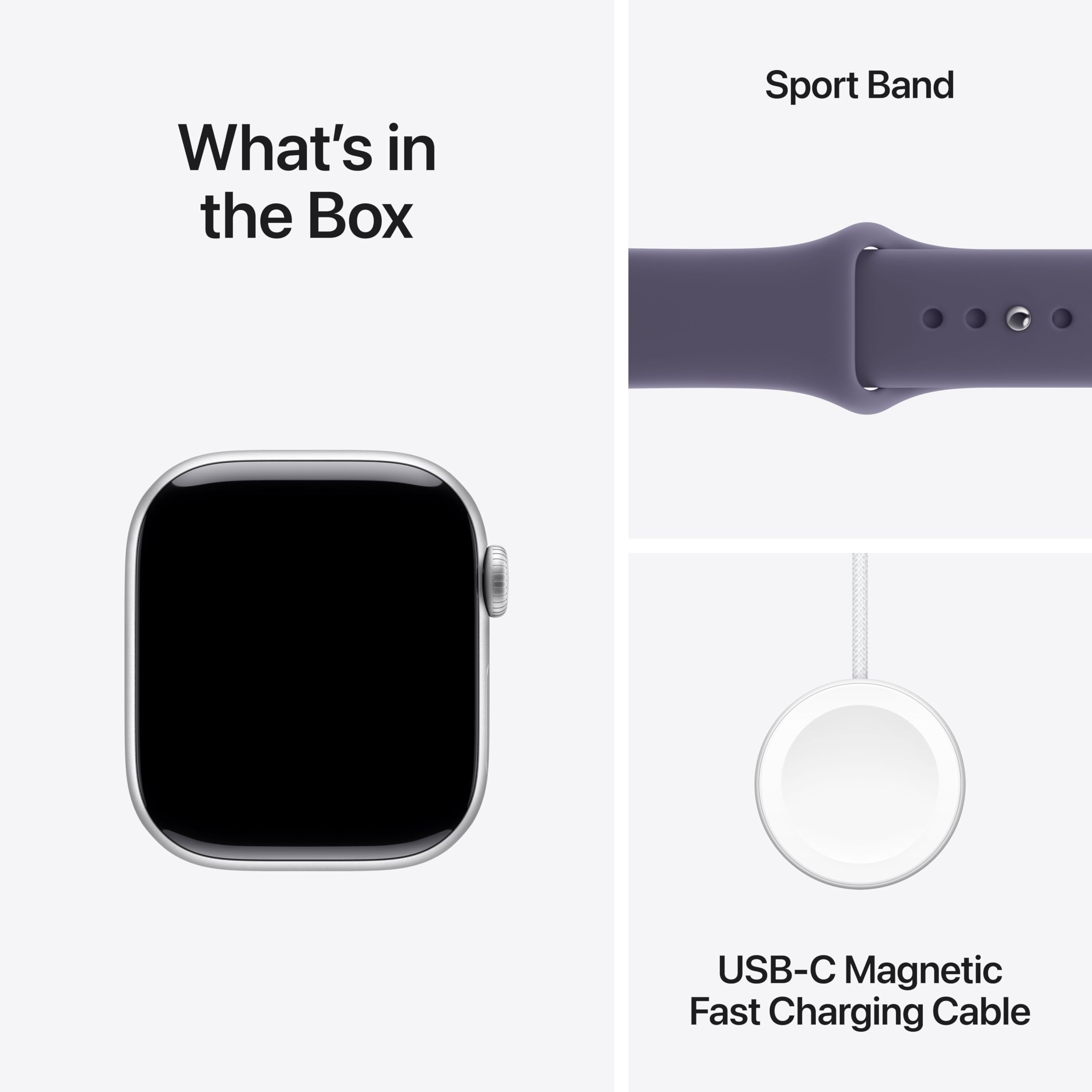 Apple Watch Series 11 [GPS 42mm] Smartwatch with Jet Black Aluminum Case with Black Sport Band - S/M. Sleep Score, Fitness Tracker, Health Monitoring, Always-On Display, Water Resistant