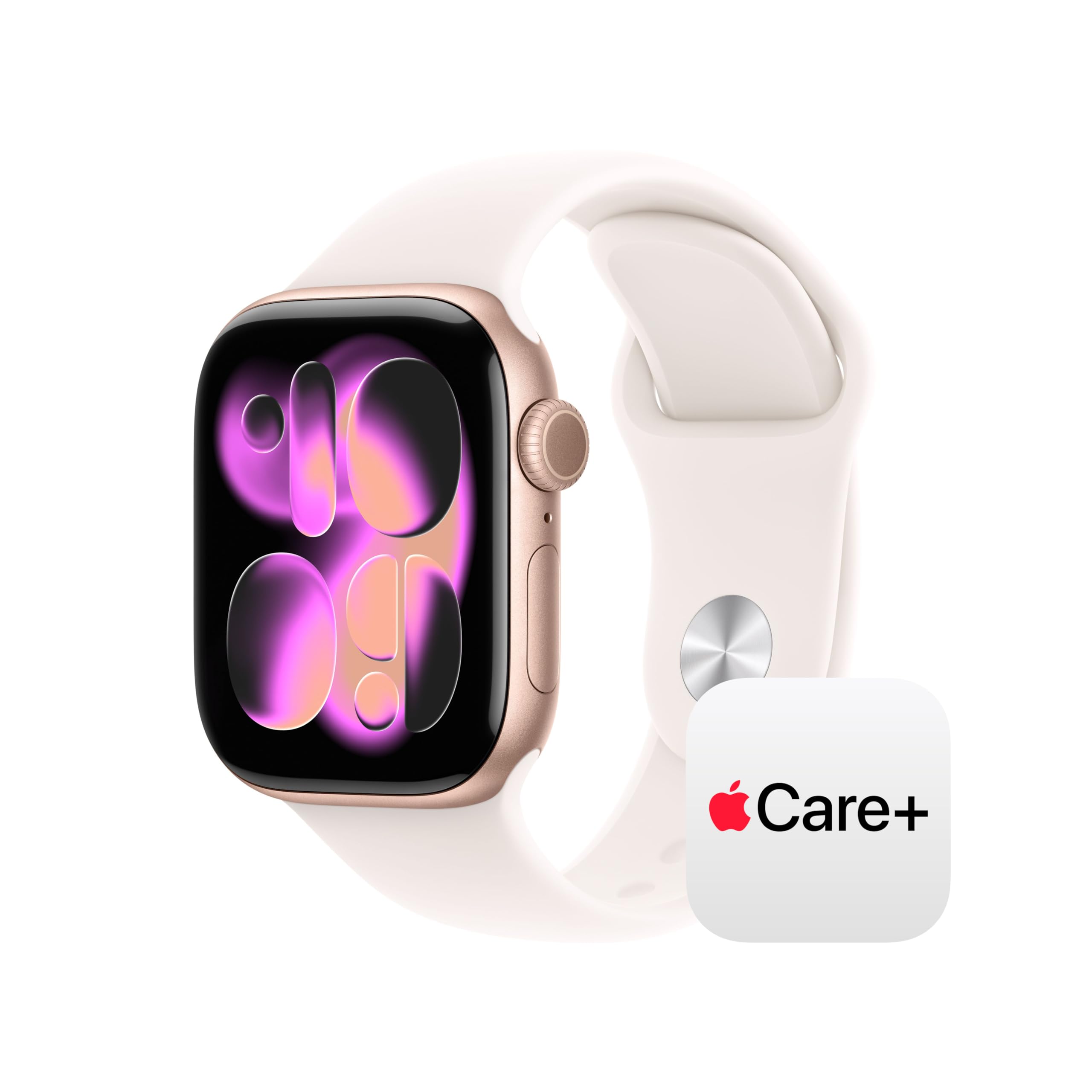 Apple Watch Series 11 [GPS 42mm] Smartwatch with Jet Black Aluminum Case with Black Sport Band - S/M. Sleep Score, Fitness Tracker, Health Monitoring, Always-On Display, Water Resistant