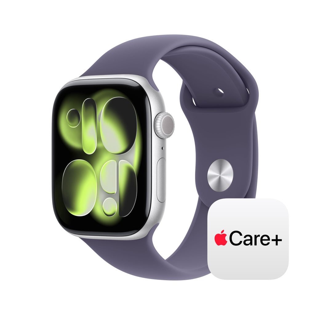 Apple Watch Series 11 [GPS 42mm] Smartwatch with Jet Black Aluminum Case with Black Sport Band - S/M. Sleep Score, Fitness Tracker, Health Monitoring, Always-On Display, Water Resistant