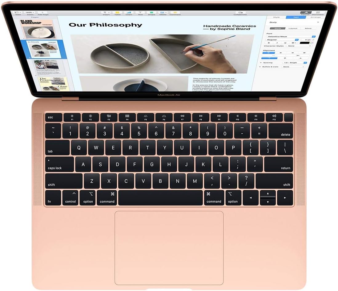 Apple MacBook Air (13-inch Retina display, 1.6GHz dual-core Intel Core i5, 128GB) - Gold (Renewed)