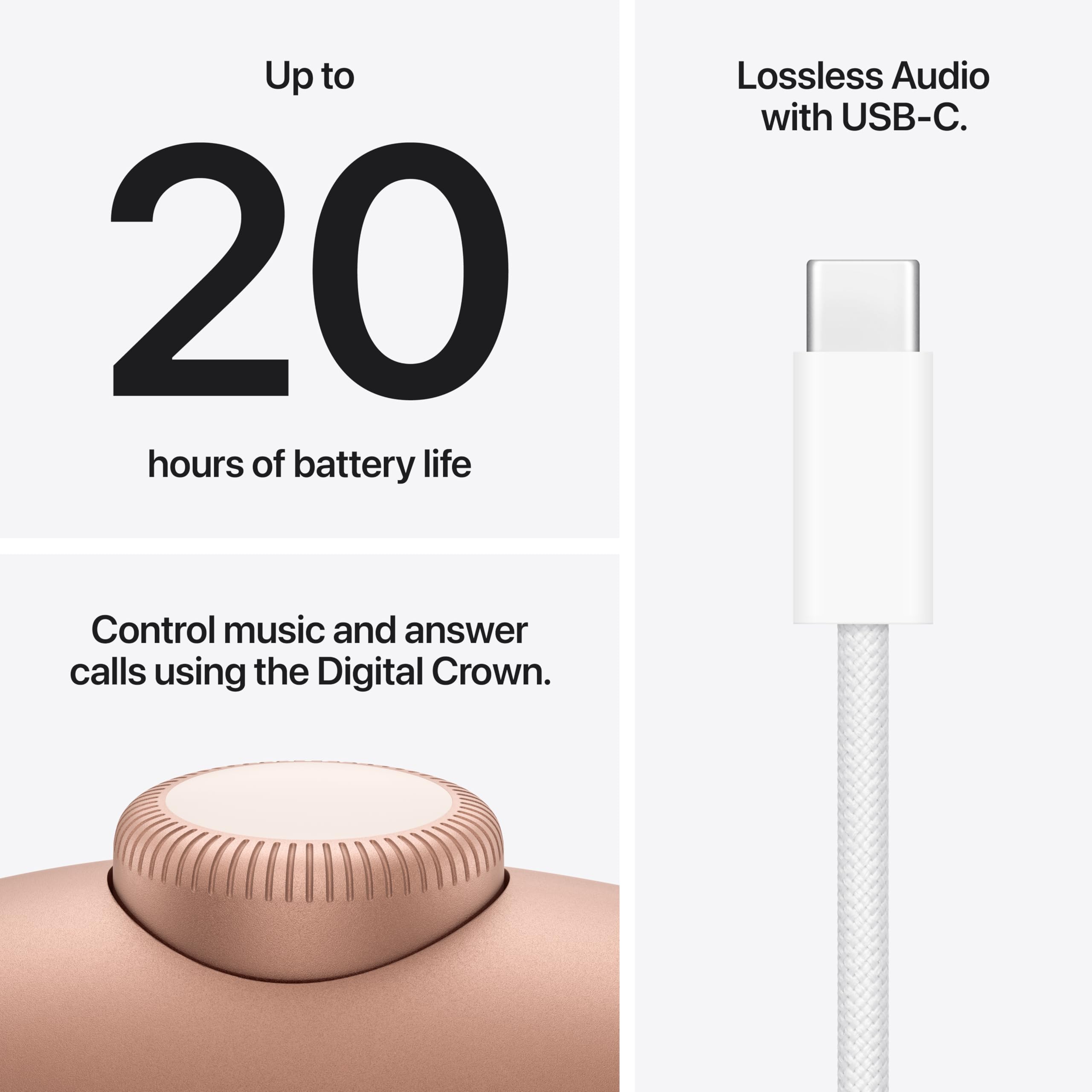 Apple AirPods Max 2 Wireless Over-Ear Headphones, Active Noise Cancellation, Adaptive Audio, Personalized Spatial Audio, Live Translation, Bluetooth Headphones for iPhone – Midnight