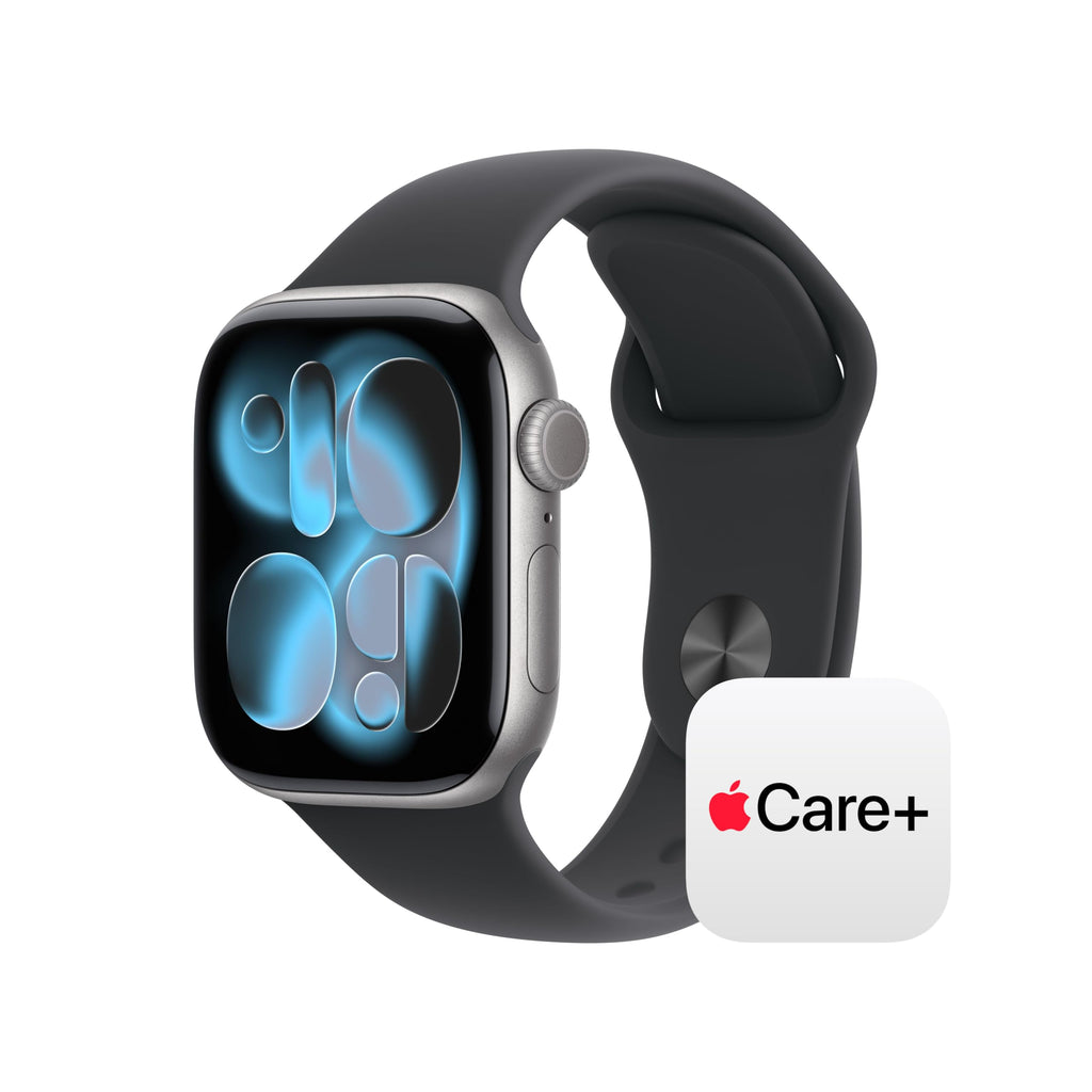 Apple Watch Series 11 [GPS 42mm] Smartwatch with Jet Black Aluminum Case with Black Sport Band - S/M. Sleep Score, Fitness Tracker, Health Monitoring, Always-On Display, Water Resistant