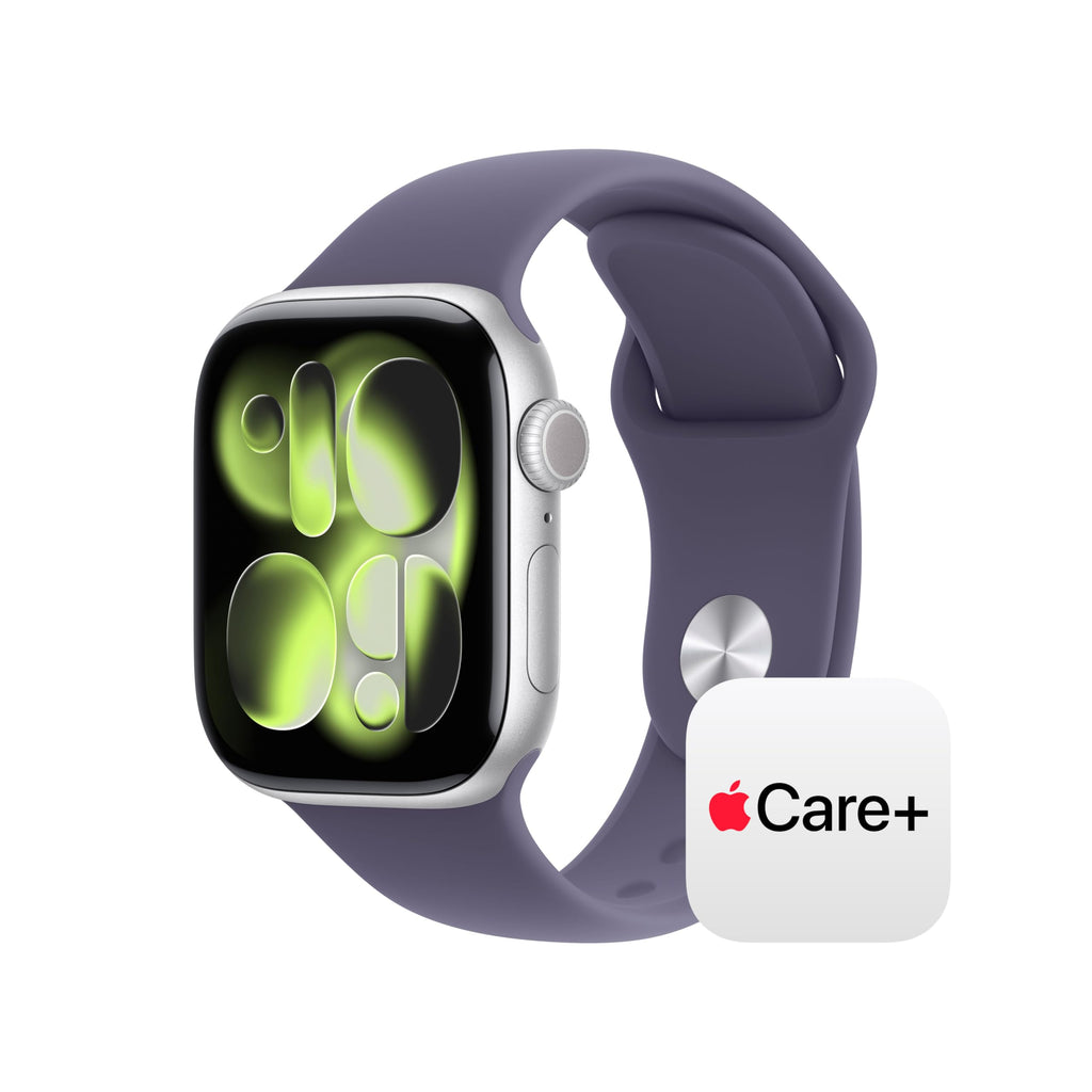 Apple Watch Series 11 [GPS 42mm] Smartwatch with Jet Black Aluminum Case with Black Sport Band - S/M. Sleep Score, Fitness Tracker, Health Monitoring, Always-On Display, Water Resistant