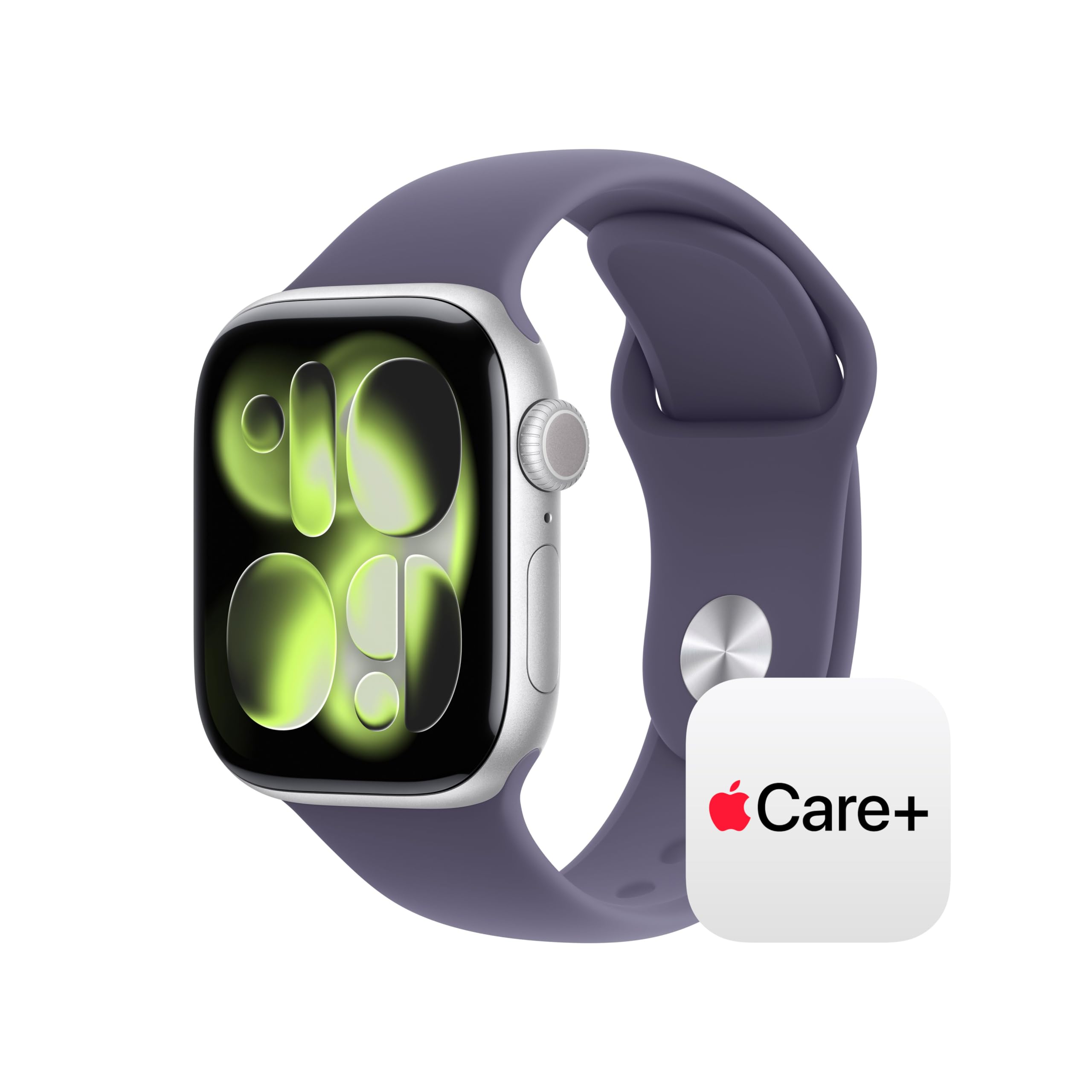 Apple Watch Series 11 [GPS 42mm] Smartwatch with Jet Black Aluminum Case with Black Sport Band - S/M. Sleep Score, Fitness Tracker, Health Monitoring, Always-On Display, Water Resistant
