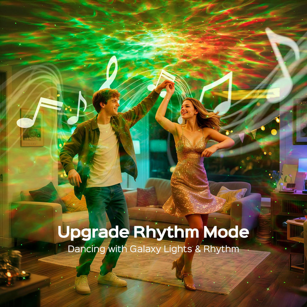 One Fire 360 Lights Galaxy Projector Star Projector Teen Girl Gifts Trendy Stuff Birthday Gifts Teen Boys Gift Ideas Women Gifts Lava Lamp 15 White Noise+ Bluetooth Room Decor Led Lights for Bedroom